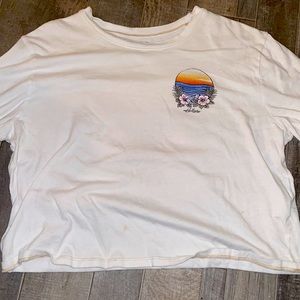 Hollister long sleeve crop top